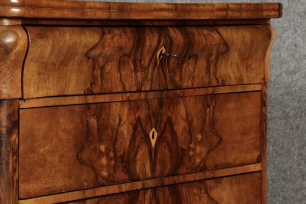 Biedermeier Secretary Chest in Walnut, 1830s-DXD-1790759