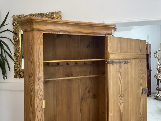 Biedermeier Spruce Wardrobe, 1830s-PXE-1700823