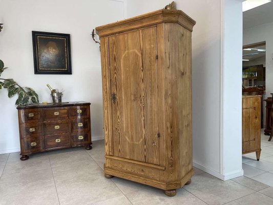 Biedermeier Spruce Wardrobe, 1830s-PXE-1700823