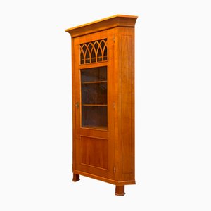 Biedermeier Style Corner Showcase in Glass-PXE-2024407