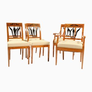 Biedermeier Style Dining Chairs, Bonn, 1890, Set of 4-OGW-1680724