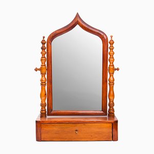 Biedermeier Vanity Mirror with Drawer, 19th-Century-FSD-1195730