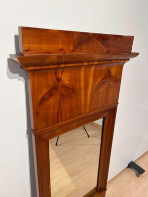 Biedermeier Wall Mirror in Cherrywood Veneer, South Germany, 1830s-NNB-1451671