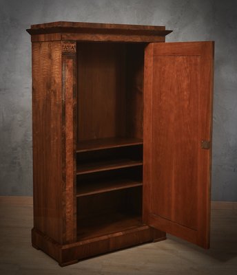 Biedermeier Walnut Wood Wardrobe, 1840s-UH-2028070