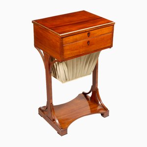 Biedermeier Worktable in Mahogany, Germany, 1820s-WHY-1778007