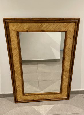 Big Bamboo Mirror from Martinique-OPE-979491