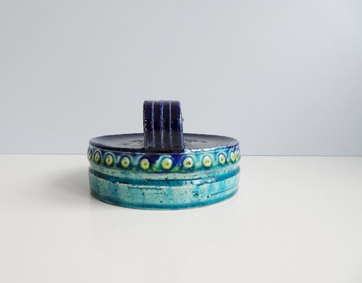 Big Ceramic Candle Holder in the Style of Bitossi, 1960s-BLG-1140270