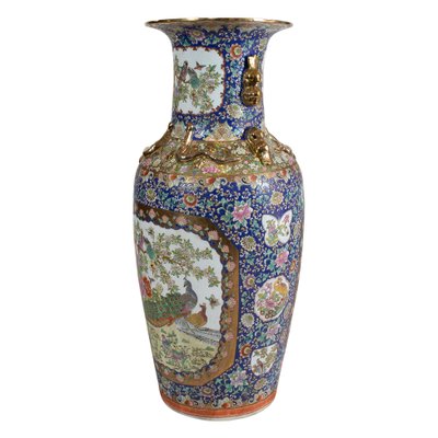 Big Chinese Qing Dynasty or Tongzhi Porcelain Vases-WFJ-952233