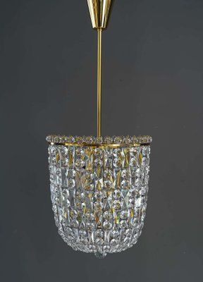 Big Crystal Chandelier from Bakalowits & Söhne, Vienna, 1950s-SPD-1066652