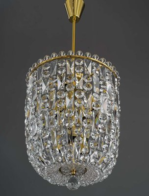 Big Crystal Chandelier from Bakalowits & Söhne, Vienna, 1950s-SPD-1066652