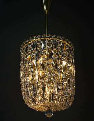 Big Crystal Chandelier from Bakalowits & Söhne, Vienna, 1950s-SPD-1066652