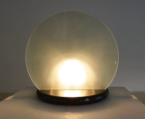 Big Gong Marble and Glass Table Lamp by Bruno Gecchelin for Skipper, 1981-TJQ-1770953