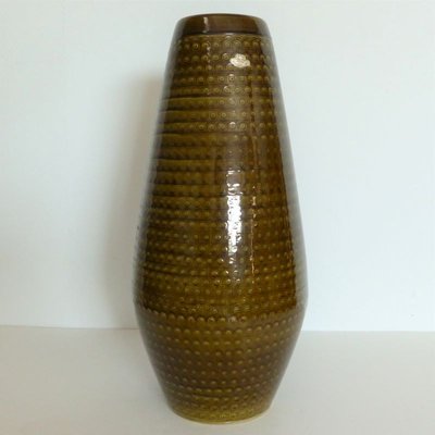 Big Green Ceramic Floor Vase from Bay Keramik-WK-1010445