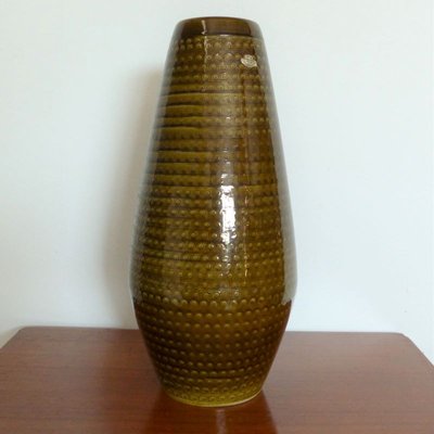 Big Green Ceramic Floor Vase from Bay Keramik-WK-1010445