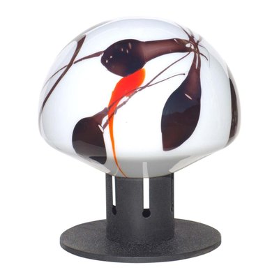 Big Italian Glass Table Lamp from Poliarte, 1970s-KGD-924320