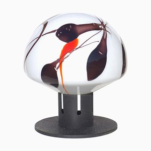 Big Italian Glass Table Lamp from Poliarte, 1970s-KGD-924320