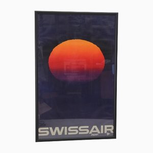 Big Mid-Century Swissair Japan Travel Poster by Manfred Bingler, 1964-TZ-1123943