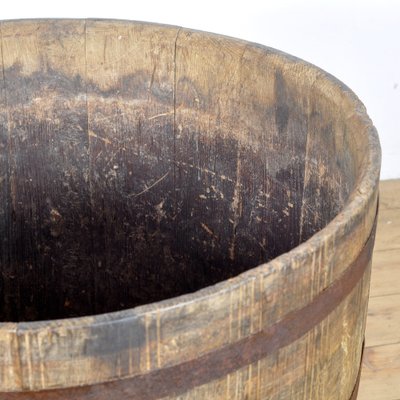 Big Oak Barrelled Planter, 1900s-IW-1760110