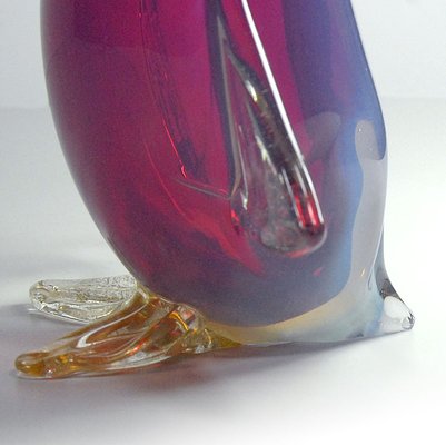 Big Opalescent Glass Duck from Archimede Seguso, 1960s-GIW-1793633