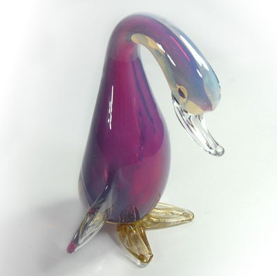 Big Opalescent Glass Duck from Archimede Seguso, 1960s-GIW-1793633