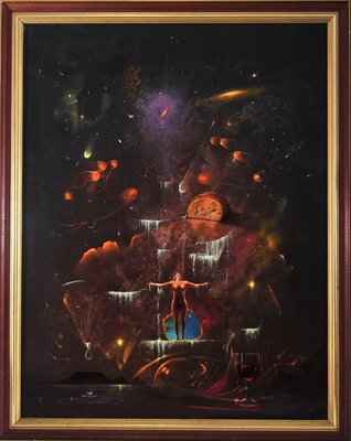 Bihari Puhl Levente, Creation, Oil on Board, 2001-QOR-2023549