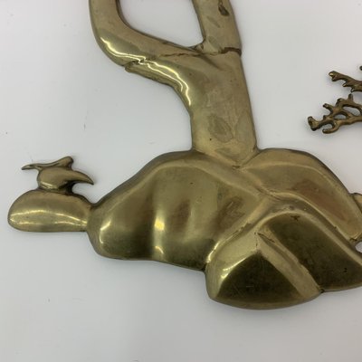 Bijan Brass Bonsai Tree Wall Sculpture, 1970s-BGP-1178646