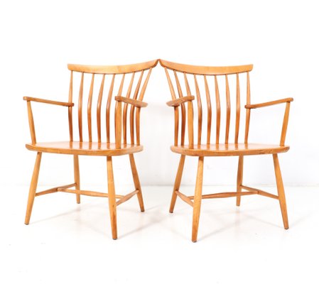 Birch Armchairs by Bengt Åkerblom & Gunnar Eklöf, 1950s, Set of 2-MY-1444859