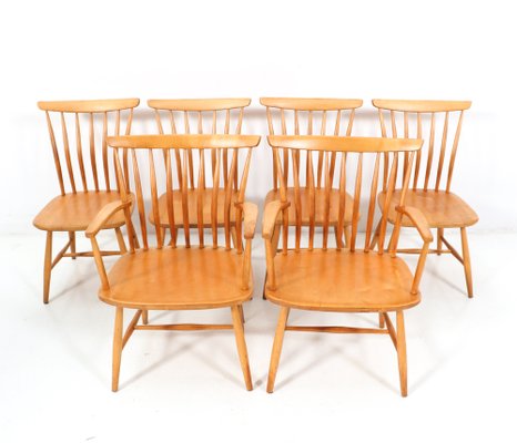 Birch Armchairs by Bengt Åkerblom & Gunnar Eklöf, 1950s, Set of 2-MY-1444859