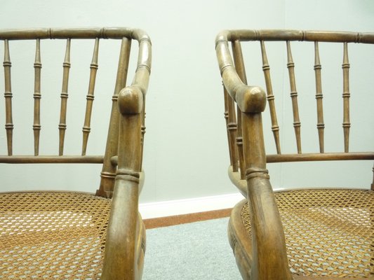 Birch Armchairs by Maison Jansen, 1960s, Set of 2-UG-1169566