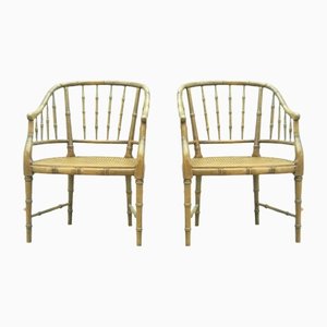 Birch Armchairs by Maison Jansen, 1960s, Set of 2-UG-1169566