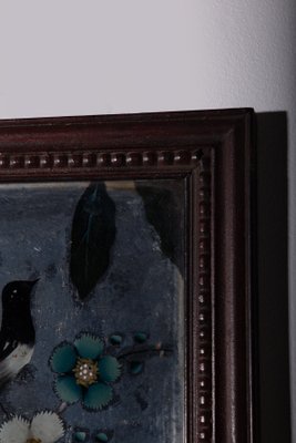 Bird, 1800, Reverse Glass Painting-RCE-2040336