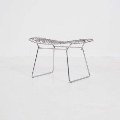 Bird Chair with Ottoman by H. Bertoia for Knoll International & De Coene, 1950s, Set of 2-VT-731896