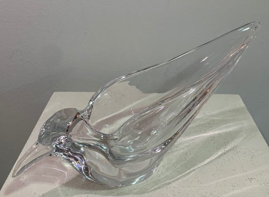 Bird-Shaped Glass Hallway Bowl from Vannes France, 1970s-IKW-846782