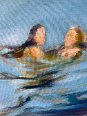 Birgitte Lykke Madsen, Movements in the Water, 2022, Oil on Canvas-QUE-1290393