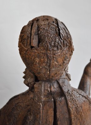 Bishop, 17th Century, Oak Sculpture-KHH-1362895