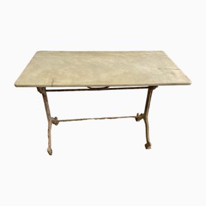 Bistro Bistro in Cast Iron with Marble Tray, 1900-MFM-1820690