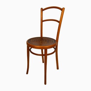 Bistro Chair with Decorated Seat from Jacob & Josef Kohn-XNH-1156393