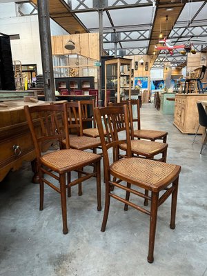 Bistro Chairs, 1920s, Set of 6-WSZ-2036466