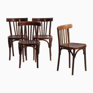 Bistro Dining Chairs from Thonet, 1940, Set of 4-ZNJ-2035308