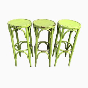 Bistro Stools in the Style of Thonet, 1980s, Set of 3-SDV-754265