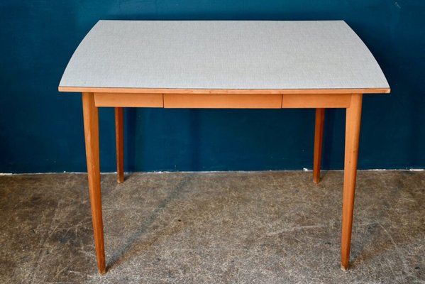 Bistro Table in Formica with Compass Legs, 1960s-AIU-1812052