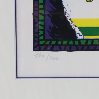 Björn Tage Hansen, Composition, 1990s, Art Print, Framed-RZV-1754685