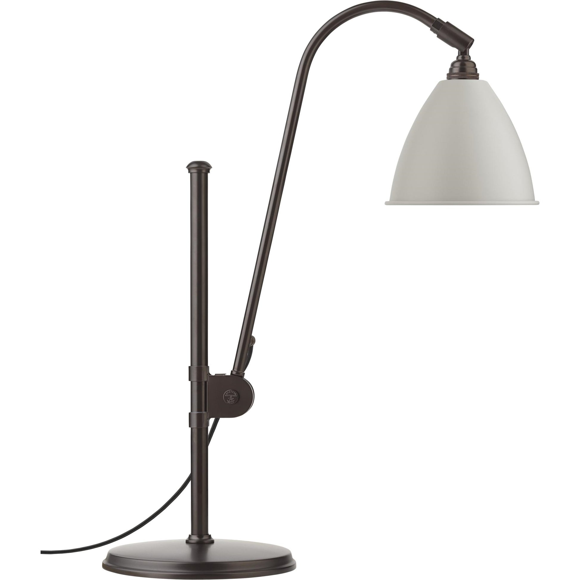 Bestlite BL1 Table Lamp by GUBI #Black brass / White