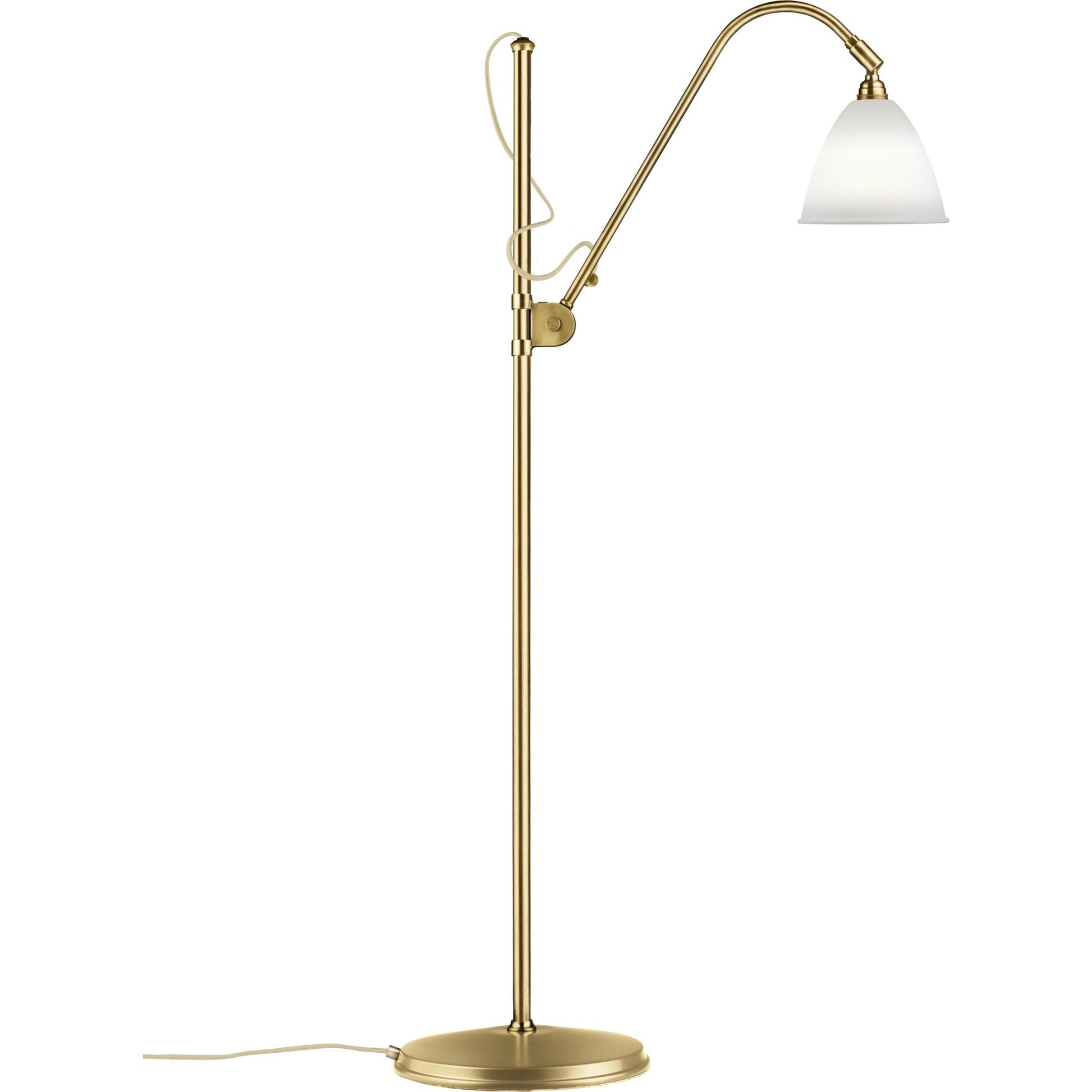 Bestlite BL3S Floor Lamp by GUBI #Brass / Porcelain