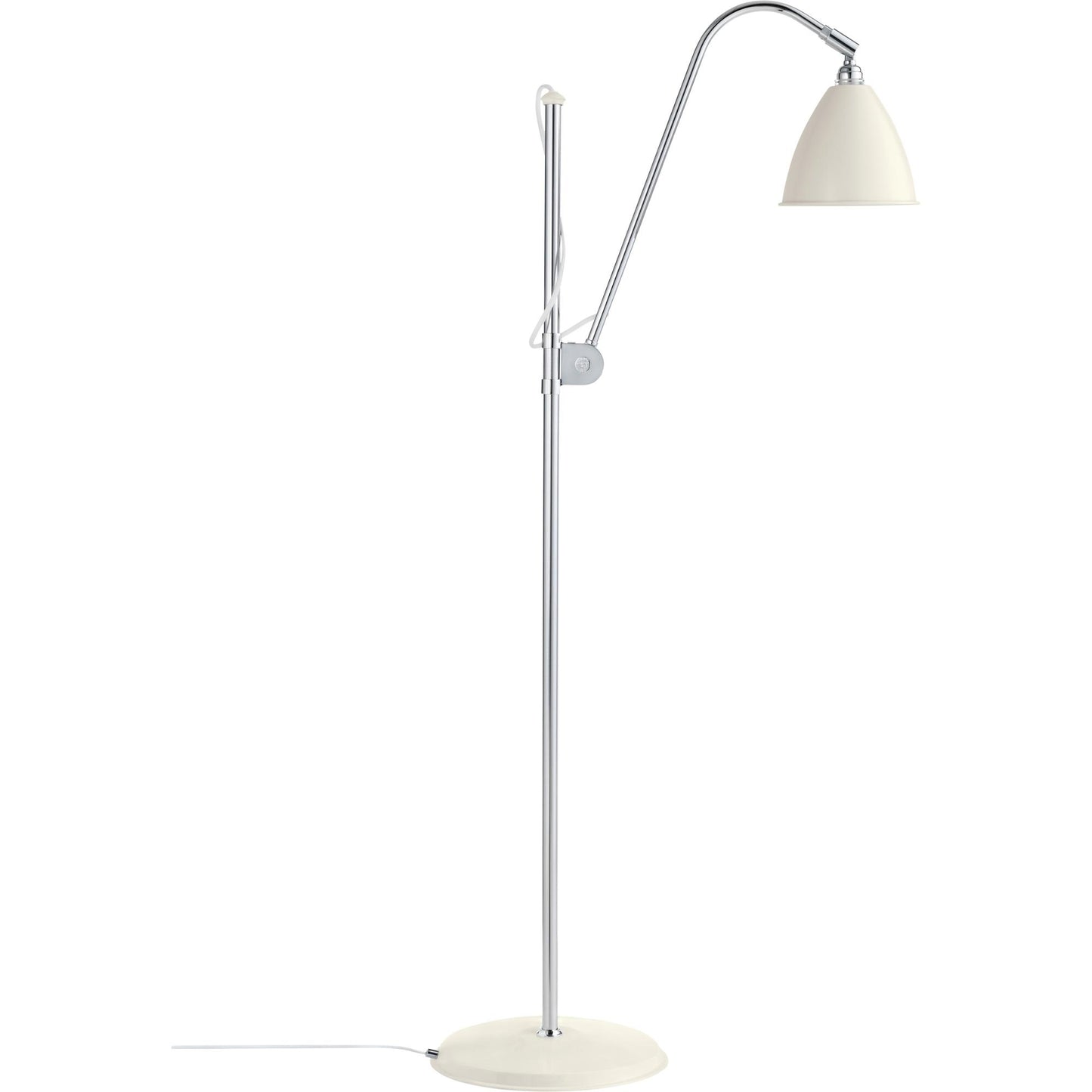 Bestlite BL3S Floor Lamp by GUBI #Chrome / White