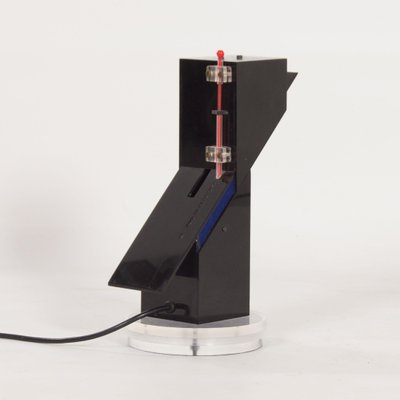 Black Acrylic Glass Table Lamp, 1980s-ZT-1146075