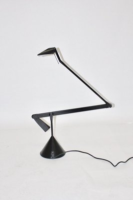 Black Aluminum Zelig Table Lamp by Walter A. Monici for Lumina, 1980s-NB-627266