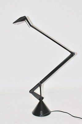 Black Aluminum Zelig Table Lamp by Walter A. Monici for Lumina, 1980s-NB-627266