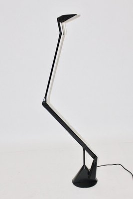 Black Aluminum Zelig Table Lamp by Walter A. Monici for Lumina, 1980s-NB-627266