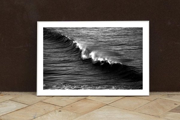 Black and White Seascape of Los Angeles Crashing Wave, 2021, Contemporary Photograph-RWC-832279